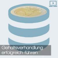 Produktbild für den Online-Bewerbungskurs "Gehaltsverhandlung in der Industrie“ mit einer Grafik, die einen Stapel Geldmünzen zeigt